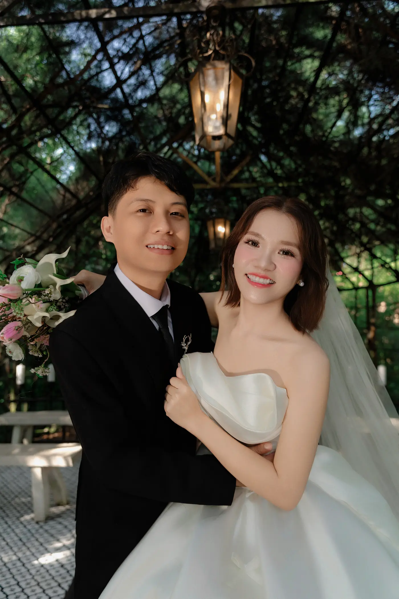 Ảnh nền lịch cưới Minh Tiến và Thị Hoa